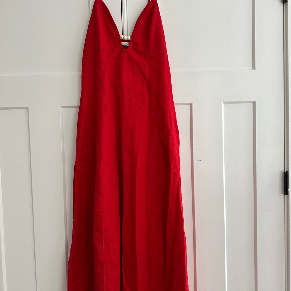 Abercrombie red sundress, size small. Brand new.